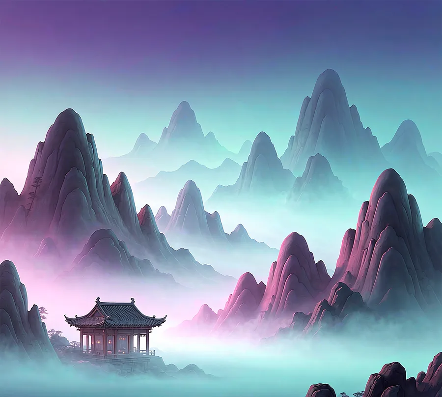 抽象流体金属质感艺术